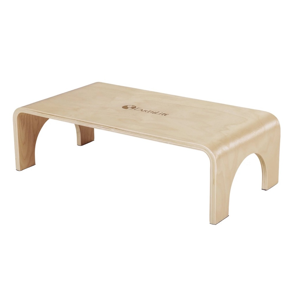 EarthLite Earth Lite Big Birch Maple Wood Massage Therapist Table Bed Step Stool - Picture 2 of 11